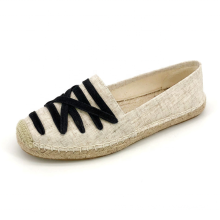 New Espadrille Flat Shoes canvas women